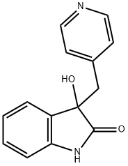 3-hydroxy-3-(4-pyridinylmethyl)-1,3-dihydro-2H-indol-2-one Struktur