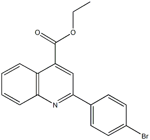 ethyl 2-(4-bromophenyl)-4-quinolinecarboxylate