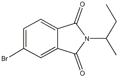 5-bromo-2-sec-butyl-1H-isoindole-1,3(2H)-dione Struktur