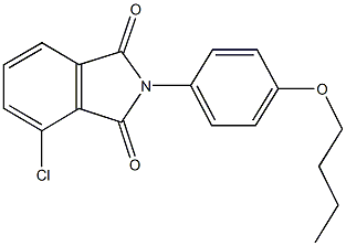 2-(4-butoxyphenyl)-4-chloro-1H-isoindole-1,3(2H)-dione Struktur