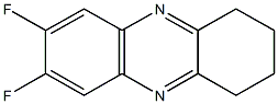 7,8-difluoro-1,2,3,4-tetrahydrophenazine Struktur