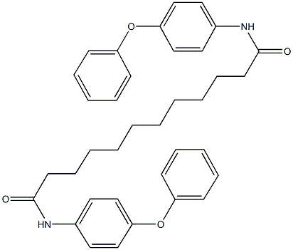 N~1~,N~12~-bis(4-phenoxyphenyl)dodecanediamide Struktur