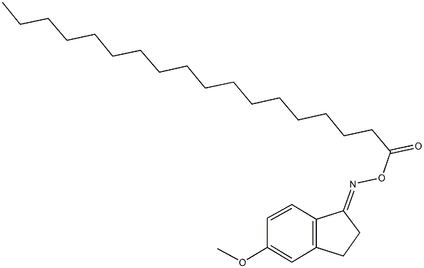 5-methoxy-1-indanone O-stearoyloxime Struktur