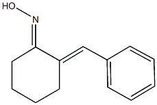 2-benzylidenecyclohexanone oxime Struktur