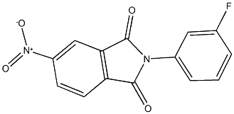 2-(3-fluorophenyl)-5-nitro-1H-isoindole-1,3(2H)-dione Struktur