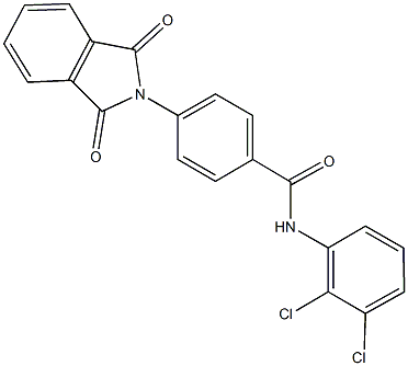 N-(2,3-dichlorophenyl)-4-(1,3-dioxo-1,3-dihydro-2H-isoindol-2-yl)benzamide Struktur