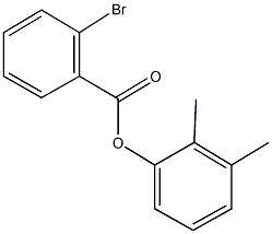 2,3-dimethylphenyl 2-bromobenzoate Struktur