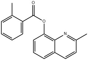 2-methyl-8-quinolinyl 2-methylbenzoate Struktur