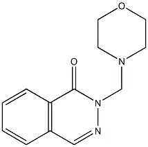 2-(4-morpholinylmethyl)-1(2H)-phthalazinone Struktur