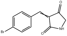 3-(4-bromobenzylidene)-2,4-pyrrolidinedione Struktur