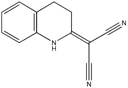 2-(3,4-dihydro-2(1H)-quinolinylidene)malononitrile Struktur