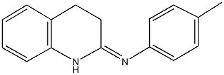 N-(3,4-dihydro-2(1H)-quinolinylidene)-N-(4-methylphenyl)amine Struktur