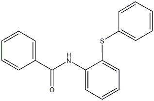 N-[2-(phenylthio)phenyl]benzamide Struktur