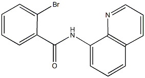 2-bromo-N-(8-quinolinyl)benzamide Struktur