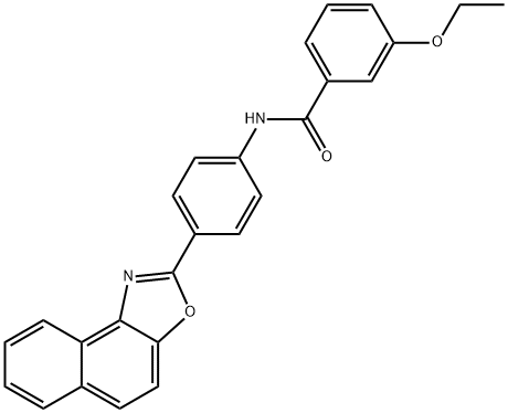 3-ethoxy-N-(4-naphtho[1,2-d][1,3]oxazol-2-ylphenyl)benzamide Struktur