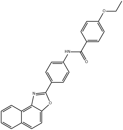 4-ethoxy-N-(4-naphtho[1,2-d][1,3]oxazol-2-ylphenyl)benzamide Struktur