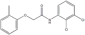 N-(2,3-dichlorophenyl)-2-(2-methylphenoxy)acetamide Struktur