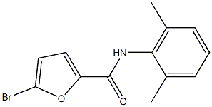 5-bromo-N-(2,6-dimethylphenyl)-2-furamide Struktur