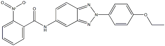 N-[2-(4-ethoxyphenyl)-2H-1,2,3-benzotriazol-5-yl]-2-nitrobenzamide Struktur