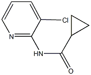 N-(3-chloro-2-pyridinyl)cyclopropanecarboxamide Struktur