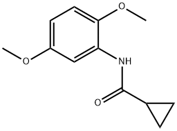 N-(2,5-dimethoxyphenyl)cyclopropanecarboxamide Struktur