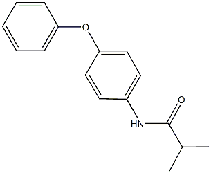 2-methyl-N-(4-phenoxyphenyl)propanamide Struktur