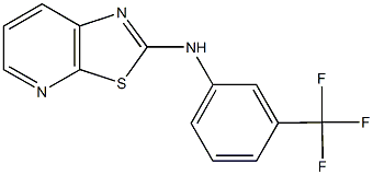 N-[3-(trifluoromethyl)phenyl][1,3]thiazolo[5,4-b]pyridin-2-amine Struktur