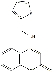 4-[(2-thienylmethyl)amino]-2H-chromen-2-one Struktur