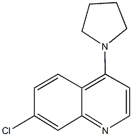 7-chloro-4-(1-pyrrolidinyl)quinoline Struktur