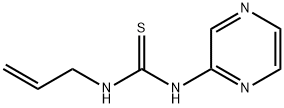 N-allyl-N'-(2-pyrazinyl)thiourea Struktur