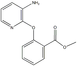 methyl 2-[(3-amino-2-pyridinyl)oxy]benzoate Struktur