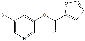 5-chloro-3-pyridinyl 2-furoate Struktur