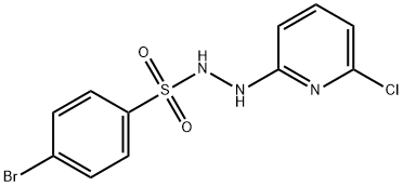 4-bromo-N'-(6-chloro-2-pyridinyl)benzenesulfonohydrazide Structure