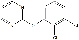 2,3-dichlorophenyl 2-pyrimidinyl ether Struktur