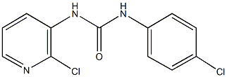 N-(4-chlorophenyl)-N'-(2-chloro-3-pyridinyl)urea Struktur