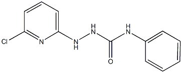 2-(6-chloro-2-pyridinyl)-N-phenylhydrazinecarboxamide Struktur