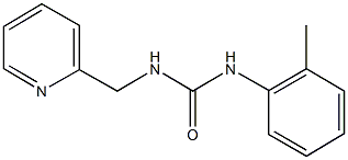 N-(2-methylphenyl)-N'-(2-pyridinylmethyl)urea Struktur