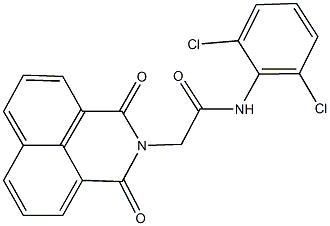 N-(2,6-dichlorophenyl)-2-(1,3-dioxo-1H-benzo[de]isoquinolin-2(3H)-yl)acetamide Struktur