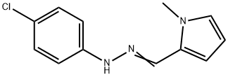 1-methyl-1H-pyrrole-2-carbaldehyde (4-chlorophenyl)hydrazone Struktur