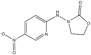 3-({5-nitro-2-pyridinyl}amino)-1,3-oxazolidin-2-one Struktur