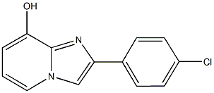 2-(4-chlorophenyl)imidazo[1,2-a]pyridin-8-ol Struktur