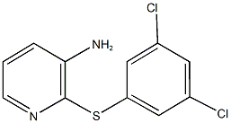 2-[(3,5-dichlorophenyl)sulfanyl]-3-pyridinamine Struktur