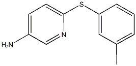 6-[(3-methylphenyl)sulfanyl]-3-pyridinylamine Struktur