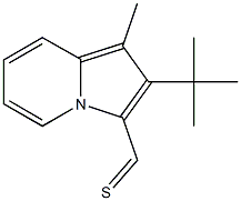 2-tert-butyl-1-methyl-3-indolizinecarbothialdehyde Struktur