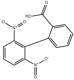 2',6'-bisnitro[1,1'-biphenyl]-2-carboxylic acid Struktur