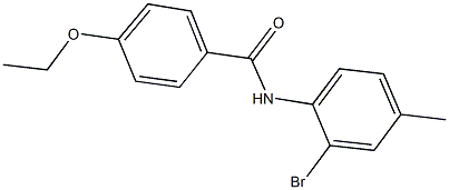 N-(2-bromo-4-methylphenyl)-4-ethoxybenzamide Struktur