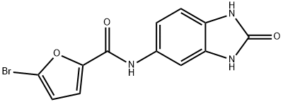 5-bromo-N-(2-oxo-2,3-dihydro-1H-benzimidazol-5-yl)-2-furamide Struktur