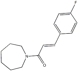 1-[3-(4-fluorophenyl)acryloyl]azepane Struktur