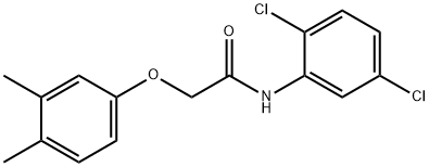 N-(2,5-dichlorophenyl)-2-(3,4-dimethylphenoxy)acetamide Struktur