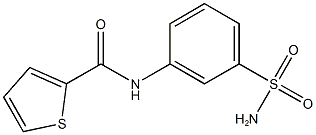 N-[3-(aminosulfonyl)phenyl]-2-thiophenecarboxamide Struktur